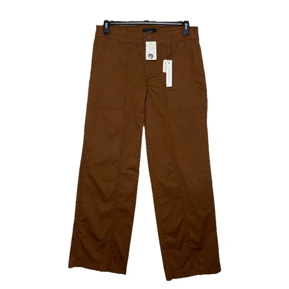 Sanctuary Modern Straight Wide Leg Pants High Rise Women's Sz 29 Clove Brown - Picture 1 of 12